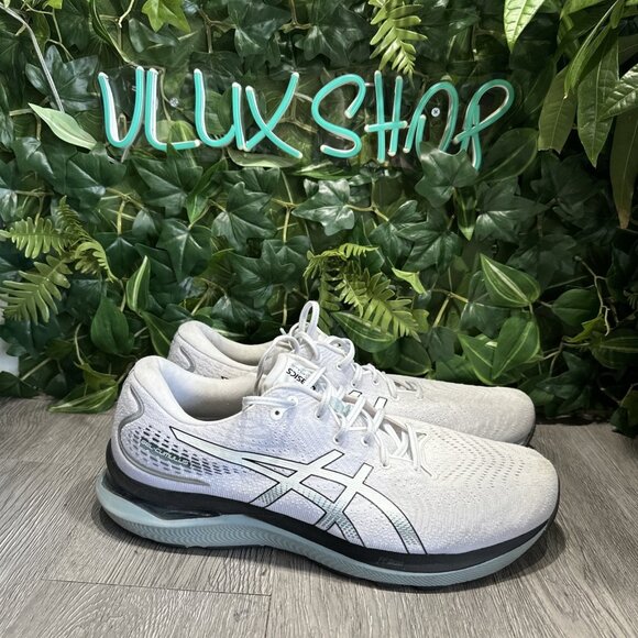 Asics Gel-Cumulus 24 Mens Running Walking Shoes Blue Athletic Sneakers Size 15